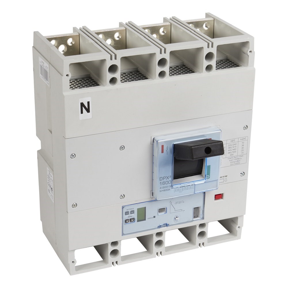 LEGRAND 422306Legrand DPX3 1600 Kompakt Şalter - Elektronik S2 Versiyon - 4 kutup - Icu(kA) 36 - In(A) 800Legrand DPX3 1600 Kompakt Şalter - Elektronik S2 Versiyon{ubercoelektromarket}