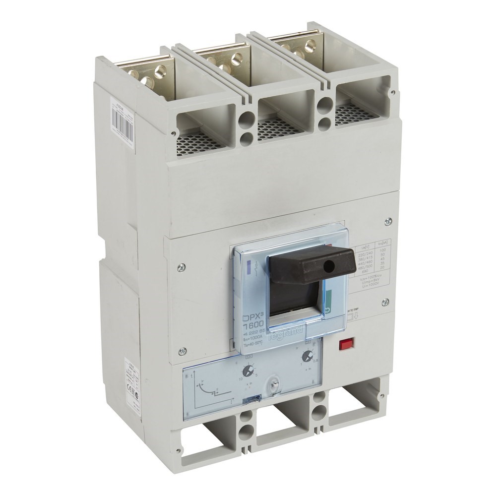 LEGRAND 422265Legrand DPX3 1600 Kompakt Şalter - Termik manyetik şalter - 3 kutup - Icu(kA) 50 - In(A) 1000Legrand DPX3 1600 Kompakt Şalter - Termik manyetik şalter{ubercoelektromarket}