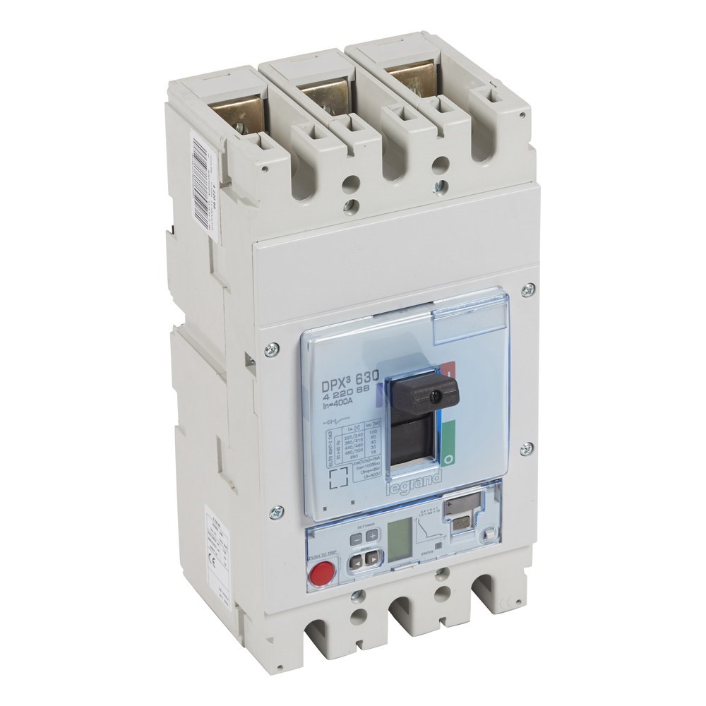 LEGRAND 422068Legrand DPX3 630 Kompakt Şalter - Elektronik S2 Versiyon - 3 kutup - Icu(kA) 50 - In(A) 400Legrand DPX3 630 Kompakt Şalter - Elektronik S2 Versiyon - 3{ubercoelektromarket}