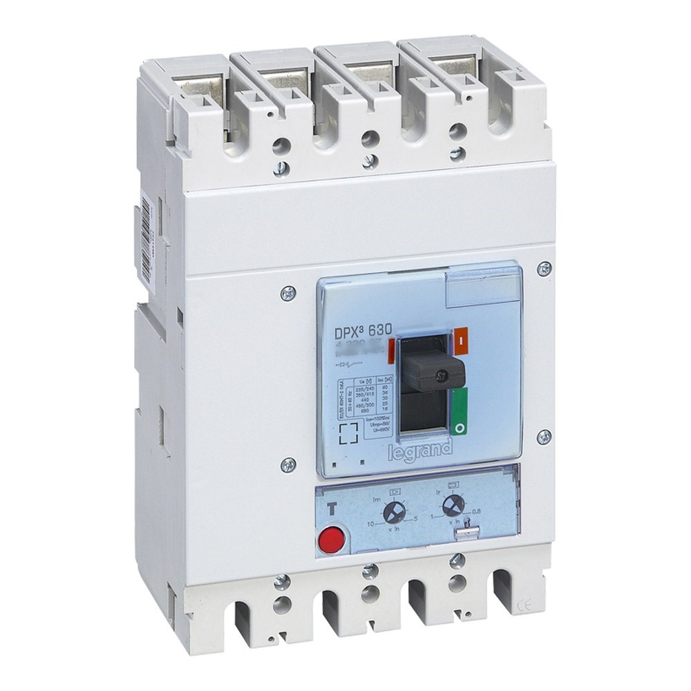 LEGRAND 422048Legrand DPX3 630 Kompakt Şalter - Termik manyetik şalter - 4 kutup - Icu(kA) 100 - In(A) 320Legrand DPX3 630 Kompakt Şalter - Termik manyetik şalter - 4{ubercoelektromarket}