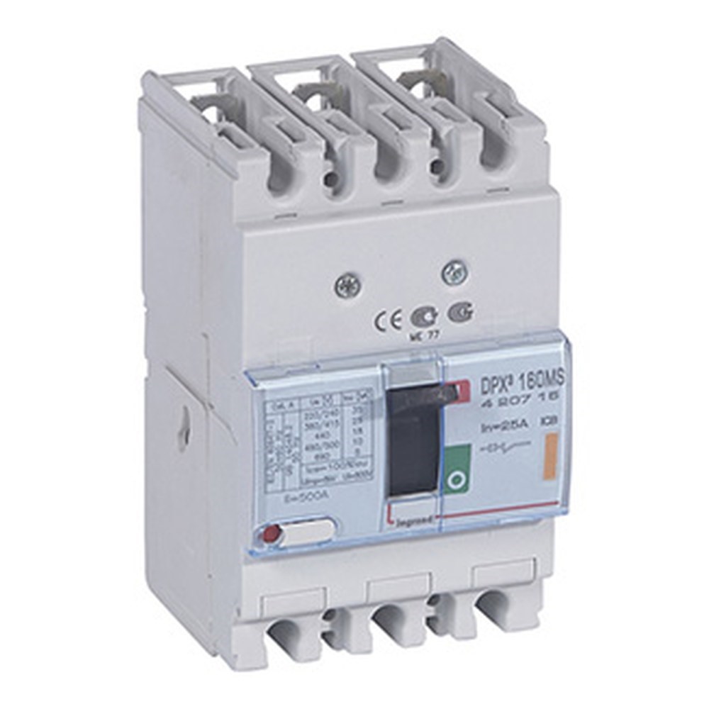 LEGRAND 420715Legrand DPX3 Sadece Manyetik Korumalı Şalter - DPX3 160 - 3 kutup - Icu(kA) 25 - In(A) 25Legrand DPX3 Sadece Manyetik Korumalı Şalter - DPX3 160 - 3{ubercoelektromarket}