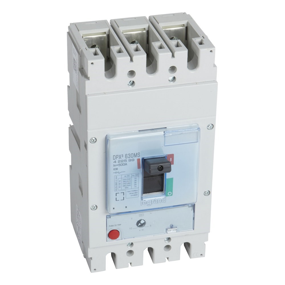 LEGRAND 422599Legrand DPX3 Sadece Manyetik Korumalı Şalter - DPX3 630 - 3 kutup - Icu(kA) 36 - In(A) 500Legrand DPX3 Sadece Manyetik Korumalı Şalter - DPX3 630 - 3{ubercoelektromarket}
