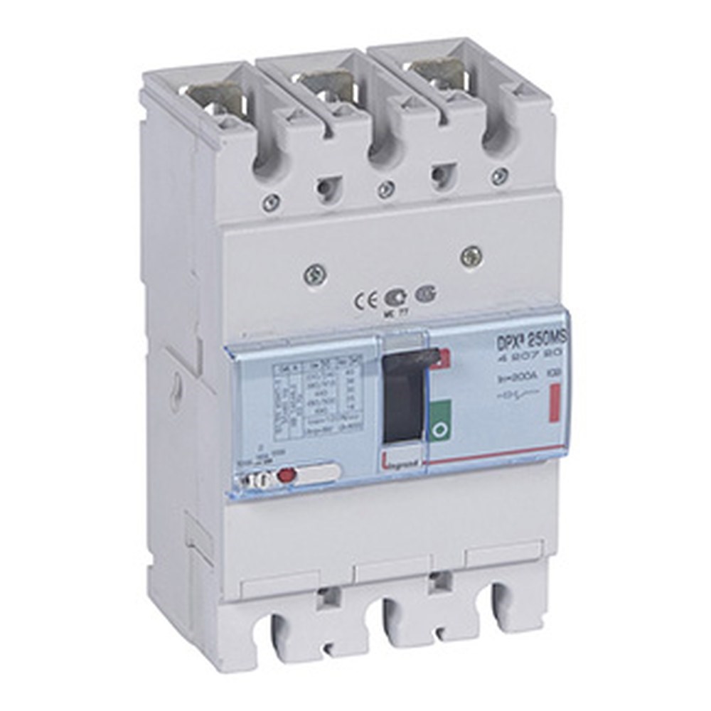 LEGRAND 420720Legrand DPX3 Sadece Manyetik Korumalı Şalter - DPX3 250 - 3 kutup - Icu(kA) 36 - In(A) 200Legrand DPX3 Sadece Manyetik Korumalı Şalter - DPX3 250 - 3{ubercoelektromarket}