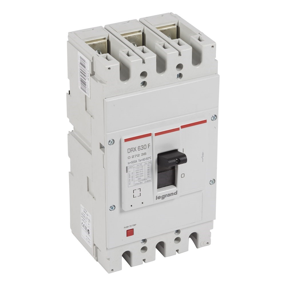 LEGRAND 027236Legrand DRX Kompakt Şalter - DRX 630 - Icu(kA): 36 kA - In(A): 500 - Kutup: 3KLegrand DRX Kompakt Şalter - DRX 630 - Icu(kA): 36 kA{ubercoelektromarket}