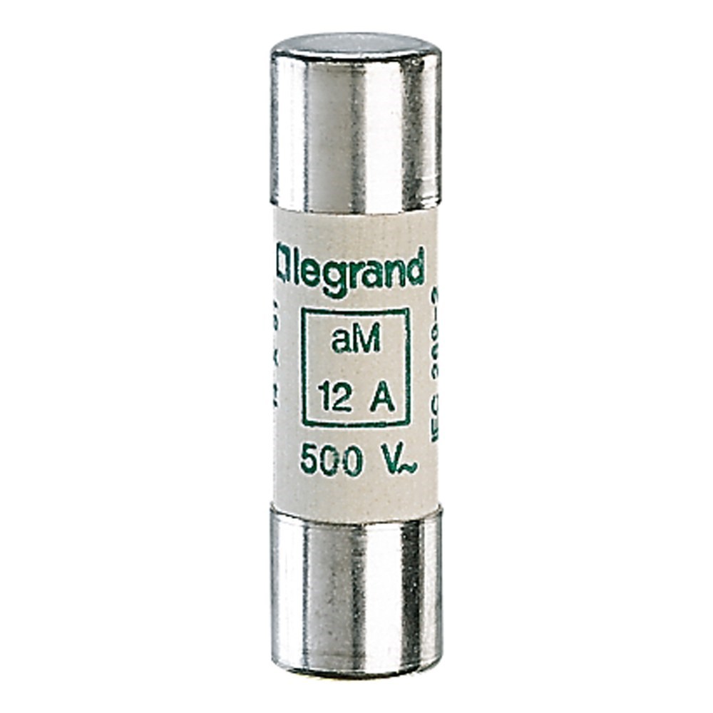 LEGRAND 013012Legrand Endüstriyel Kartuş aM (Yavaş Tip) - 10x38 - 12A 500V~ - GöstergesizLegrand Endüstriyel Kartuş aM (Yavaş Tip) - 10x38 - 12A{ubercoelektromarket}