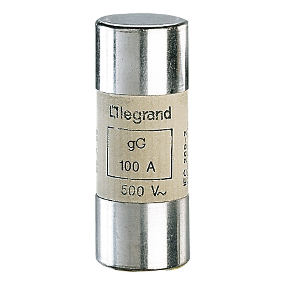 LEGRAND 015396Legrand Endüstriyel Kartuş gG (Hızlı Tip) - 22x58 - 100A 500V~ - GöstergesizLegrand Endüstriyel Kartuş gG (Hızlı Tip) - 22x58 - 100A{ubercoelektromarket}