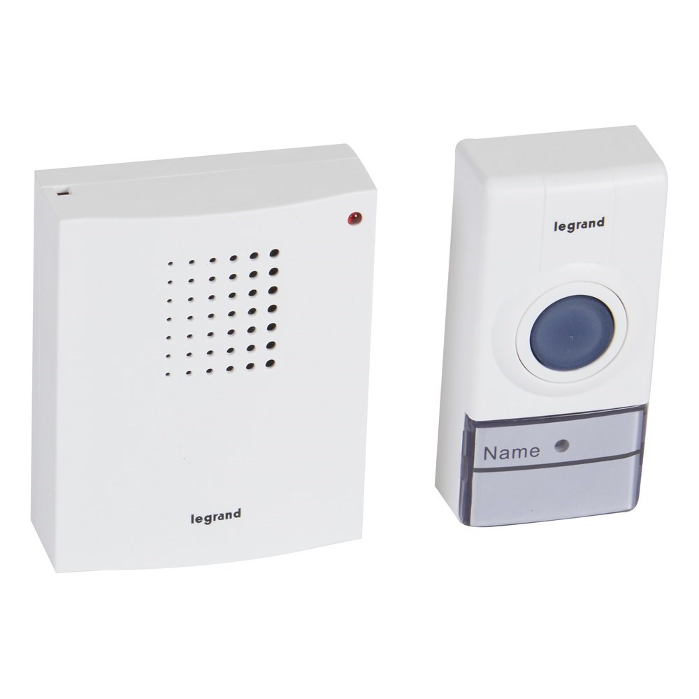 LEGRAND 094250Legrand Essential serisi RF zil kiti, IP44 zil butonu - BeyazLegrand Essential serisi RF zil kiti, IP44 zil butonu{ubercoelektromarket}