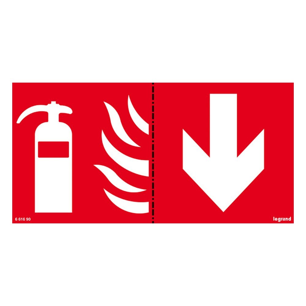 LEGRAND 661690Legrand Etiket - Yangın Söndürücü Yönlendirme Piktogramı (Aşağı Ok)Legrand Etiket - Yangın Söndürücü Yönlendirme Piktogramı{ubercoelektromarket}