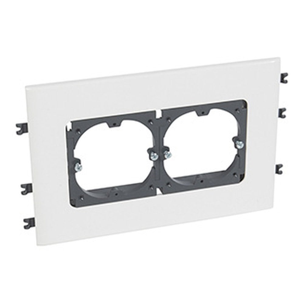 LEGRAND 010924Legrand Geliştirilebilir DLP Gulot Kanalı İçin Ø60 Montaj Kaidesi - İkili, Kapak Genişliği 130 mmLegrand Geliştirilebilir DLP Gulot Kanalı İçin Ø60 Montaj{ubercoelektromarket}
