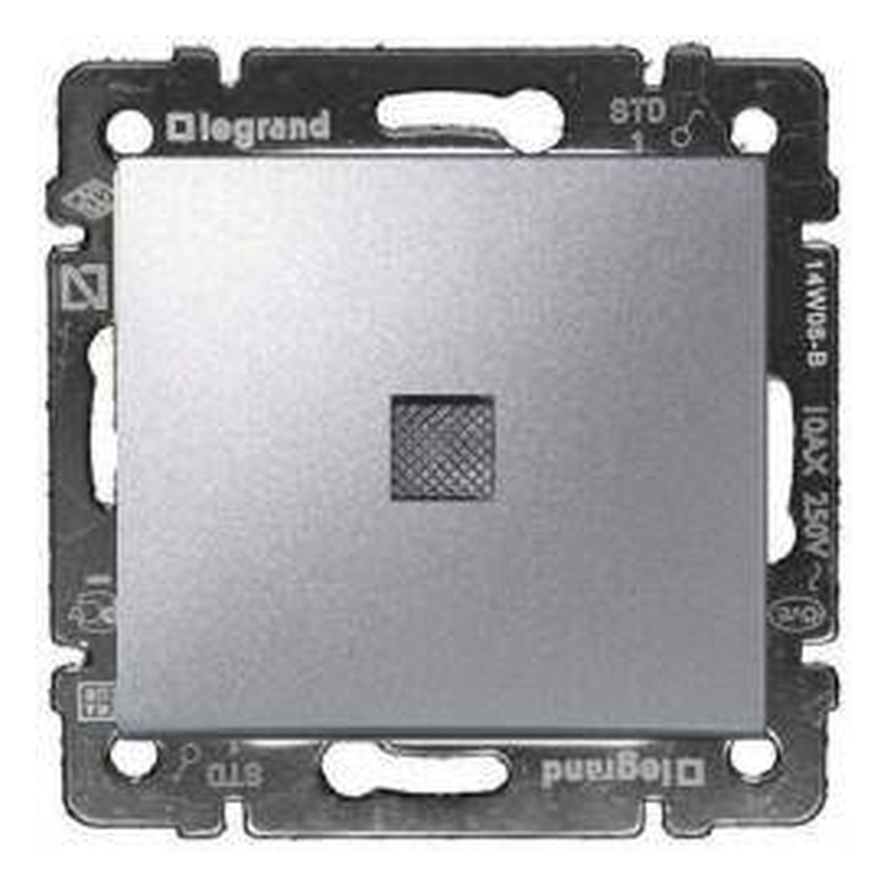 LEGRAND 770110Legrand Valena Işıklı anahtar mekanizma 10 A - 250V - AlüminyumLegrand Işıklı Kumanda Mekanizmaları - Işıklı Anahtar{ubercoelektromarket}