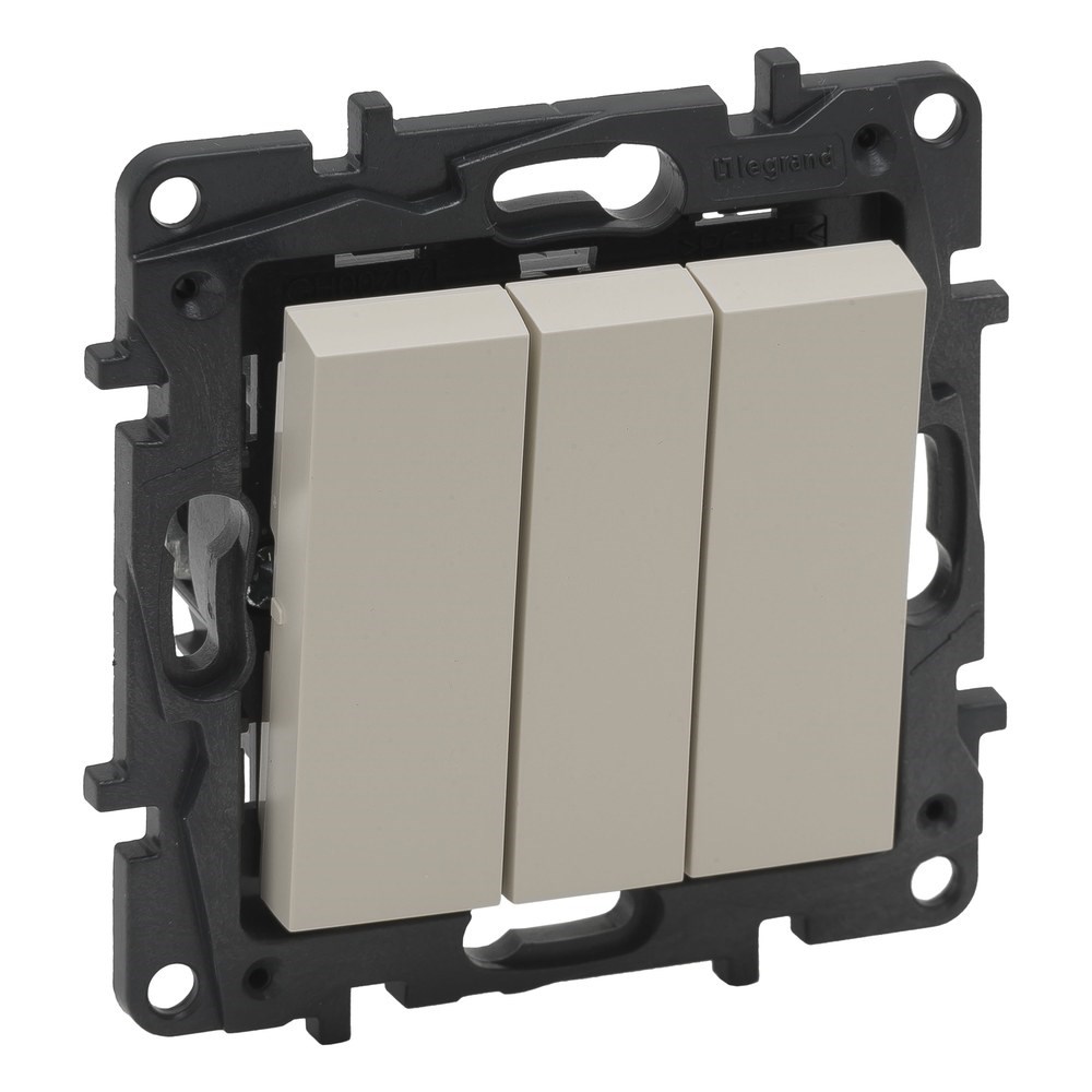 LEGRAND 768403Legrand Kumanda Mekanizmaları - Üçlü anahtar - KremLegrand Kumanda Mekanizmaları - Üçlü anahtar - Krem{ubercoelektromarket}