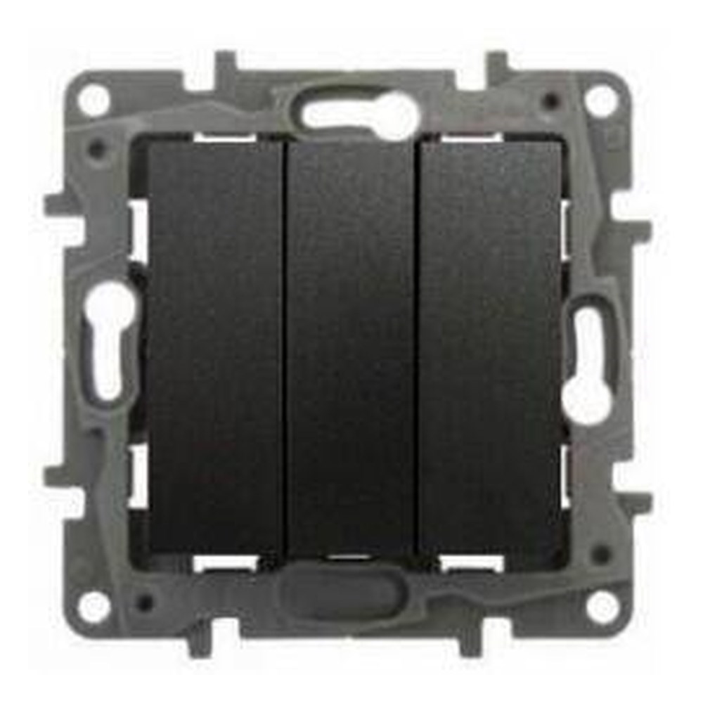 LEGRAND 767303Legrand Kumanda Mekanizmaları - Üçlü anahtar - AntrasitLegrand Kumanda Mekanizmaları - Üçlü anahtar - Antrasit{ubercoelektromarket}