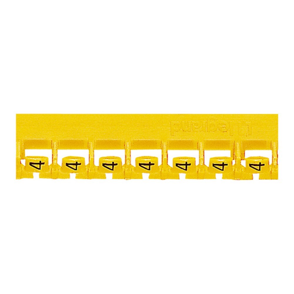 LEGRAND 037806Legrand Memocab numaralar 4 sarı renkli Uluslararası renk kodlamasıLegrand Memocab numaralar 4 sarı renkli Uluslararası renk{ubercoelektromarket}