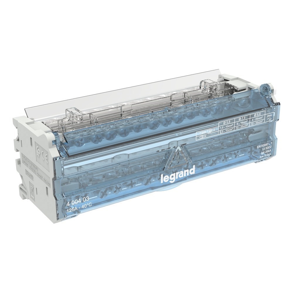 LEGRAND 400403Legrand Monoblok Modüler Dağıtıcı 2 Kutuplu - 125A (8 Modül)Legrand Monoblok Modüler Dağıtıcı 2 Kutuplu - 125A (8 Modül){ubercoelektromarket}