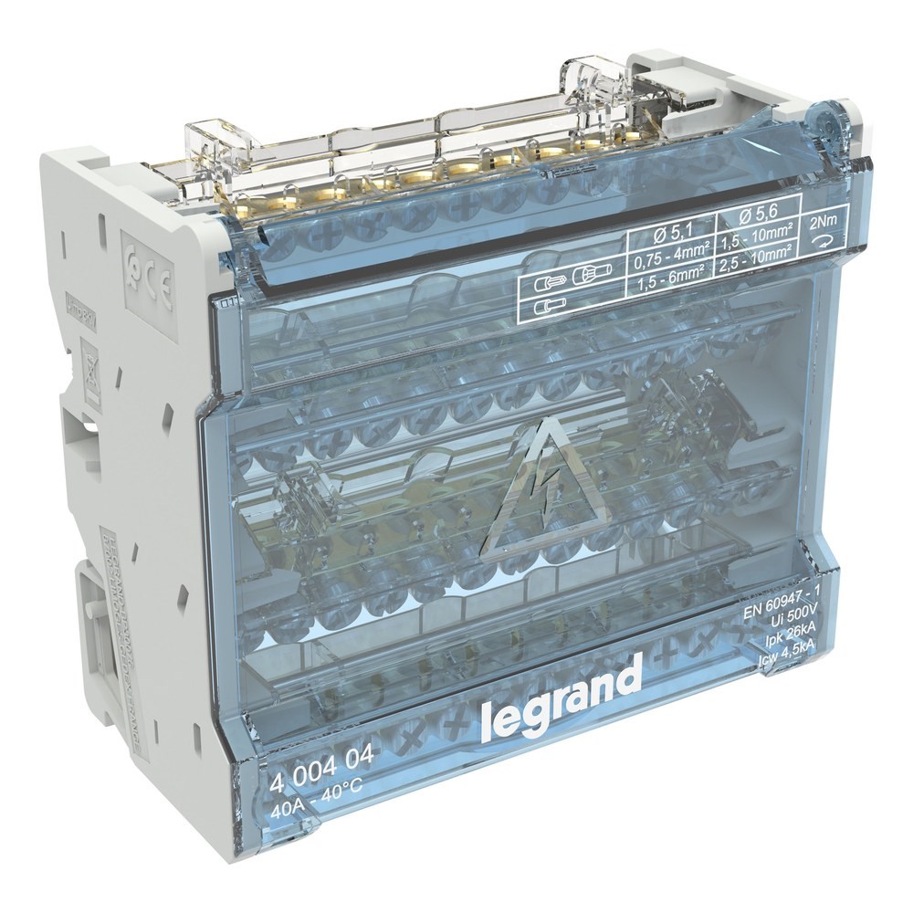 LEGRAND 400404Legrand Monoblok Modüler Dağıtıcı 4 Kutuplu - 40A (6 Modül)Legrand Monoblok Modüler Dağıtıcı 4 Kutuplu - 40A (6 Modül){ubercoelektromarket}
