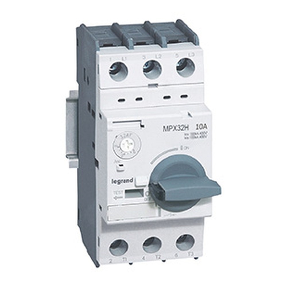 LEGRAND 417330Legrand MPX3 Motor Koruma Şalteri (Termik VE Manyetik Korumalı) - MPX3 32H - In (A): 10 - Ayar sahası: 6 - 10 - Icu(kA): 100Legrand MPX3 Motor Koruma Şalteri (Termik VE Manyetik{ubercoelektromarket}