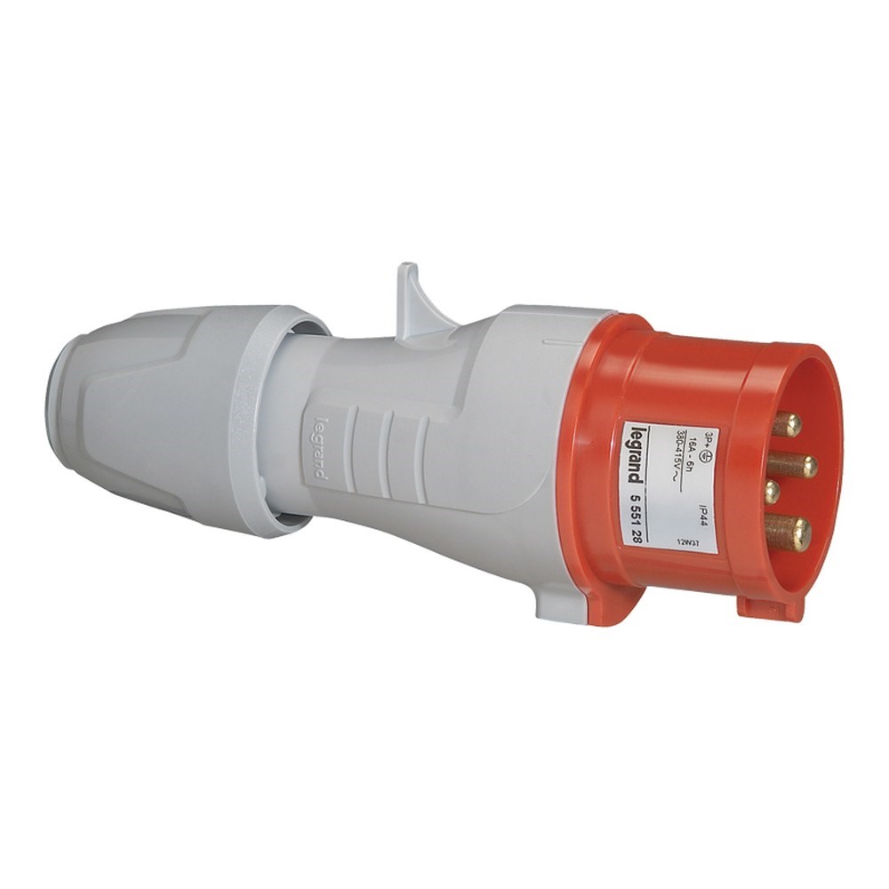 LEGRAND 555128Legrand P17 Tempra Pro düz fiş, 400 V, 16A, 3P+T - IP44Legrand P17 Tempra Pro düz fiş, 400 V, 16A, 3P+T - IP44{ubercoelektromarket}