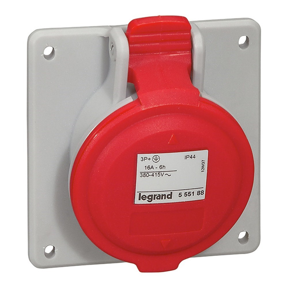 LEGRAND 555188Legrand P17 Tempra Pro eğik makina prizi, 400 V, 16A, 3P+T - IP44Legrand P17 Tempra Pro eğik makina prizi, 400 V, 16A, 3P+T{ubercoelektromarket}