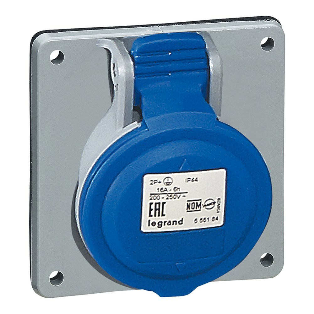 LEGRAND 555284Legrand P17 Tempra Pro eğik makina prizi, 230 V, 32A, 2P+T - IP44Legrand P17 Tempra Pro eğik makina prizi, 230 V, 32A, 2P+T{ubercoelektromarket}