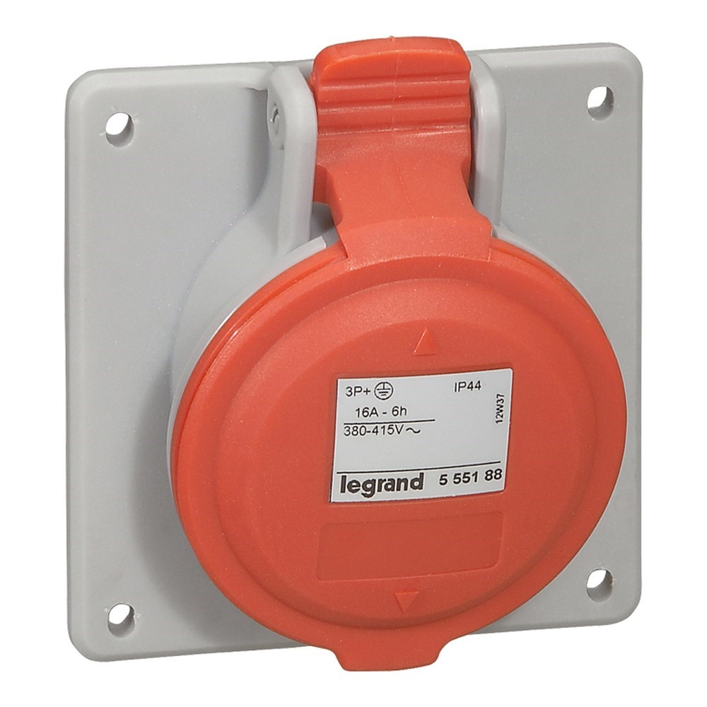 LEGRAND 555189Legrand P17 Tempra Pro eğik makina prizi, 400 V, 16A, 3P+N+T - IP44Legrand P17 Tempra Pro eğik makina prizi, 400 V, 16A, 3P+N+T{ubercoelektromarket}