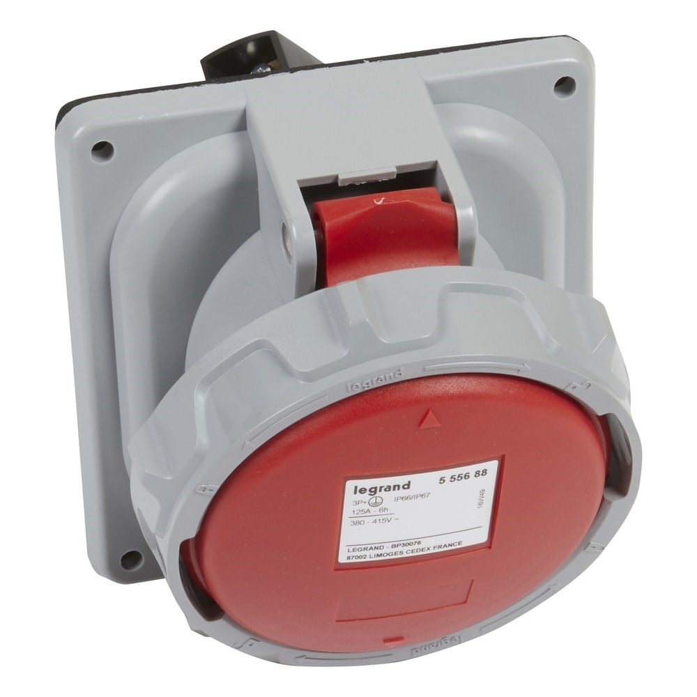 LEGRAND 555688Legrand P17 Tempra Pro eğik makina prizi, 400 V, 125A, 3P+T - IP67Legrand P17 Tempra Pro eğik makina prizi, 400 V, 125A, 3P+T{ubercoelektromarket}