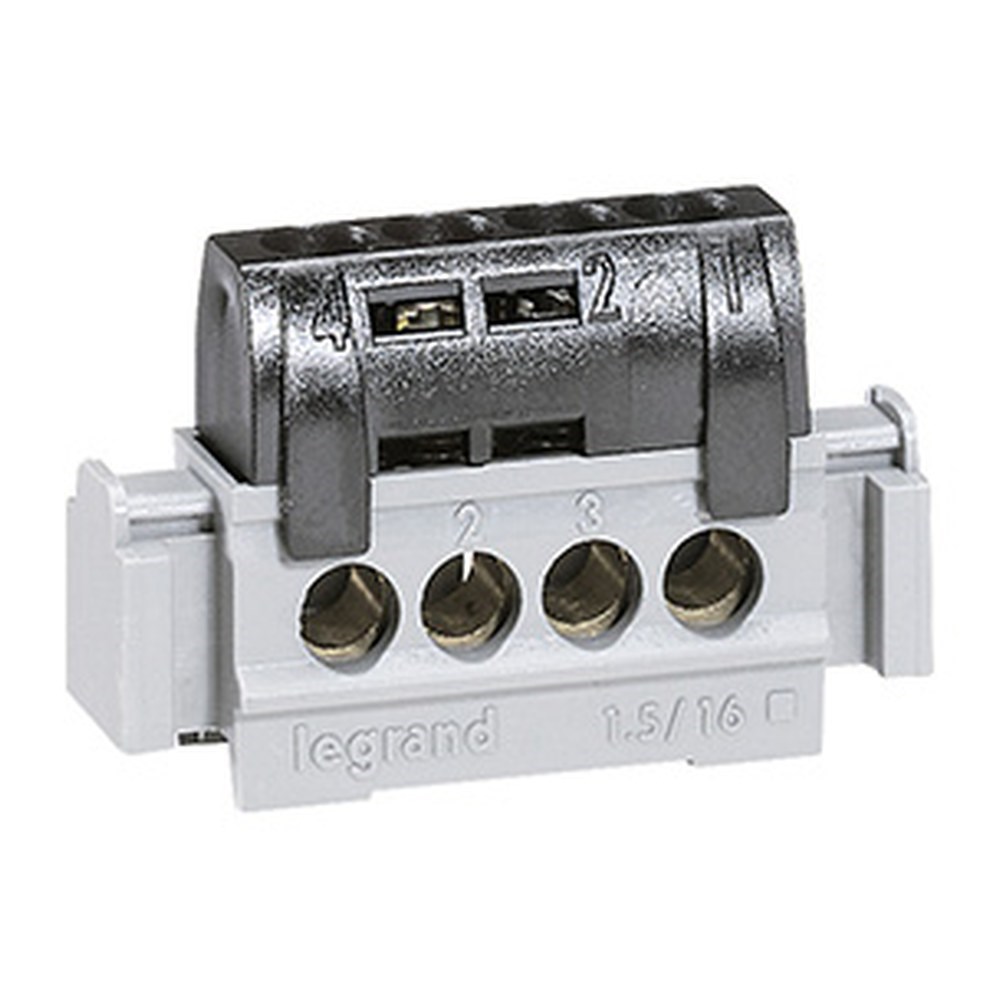 LEGRAND 004850Legrand Pano Tipi Klemens - İzoleli Raya Montaj - Faz (Siyah) - Kapasite 4x1,5 ila 162 - Uzunluk 47 mmLegrand Pano Tipi Klemens - İzoleli Raya Montaj - Faz{ubercoelektromarket}