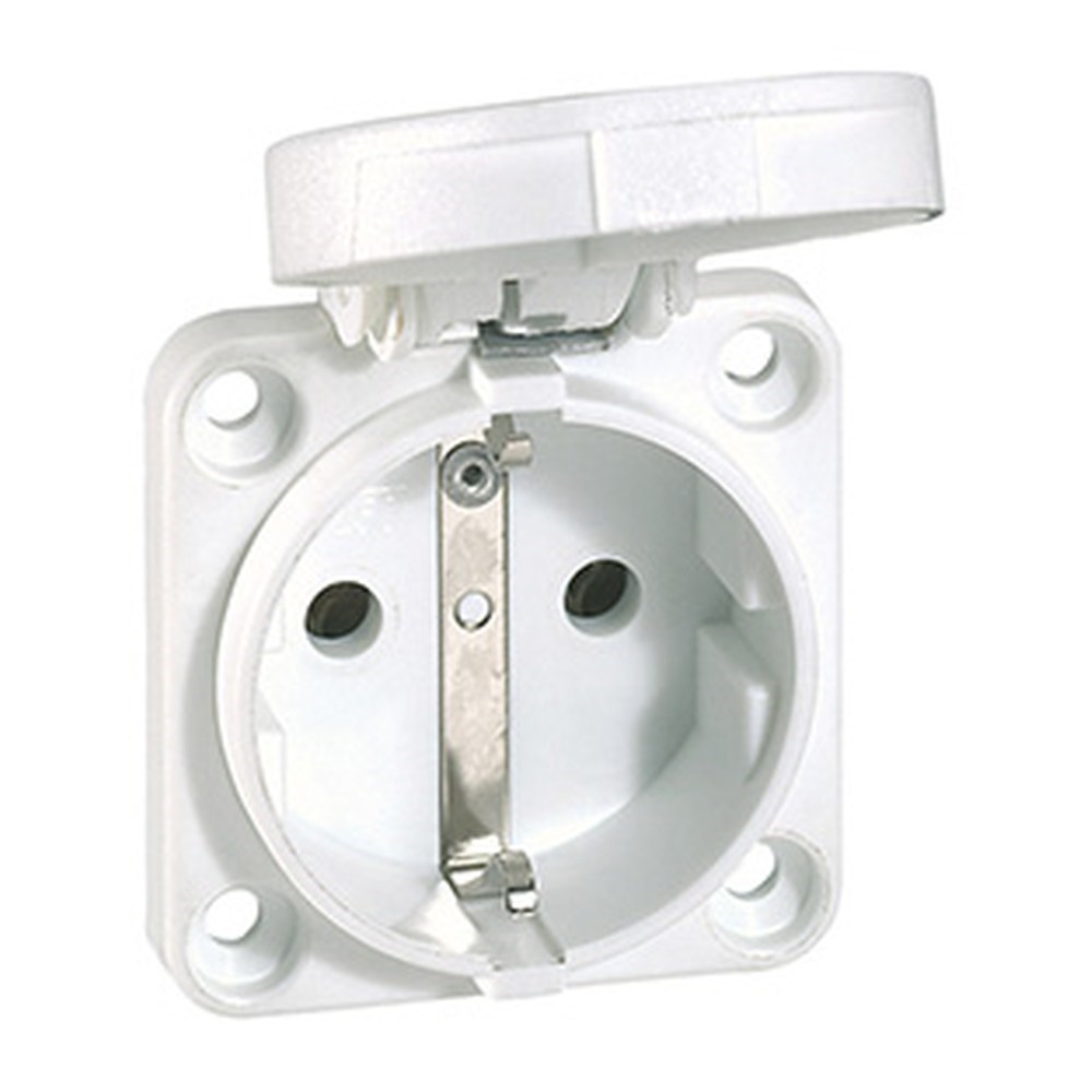 LEGRAND 057675Legrand Boşluk kapağı üzerine montaj mavi 16A 250V pano tipi şebeke prizi 50x50mm ebatLegrand Pano Tipi Priz Çocuk Korumalı - 230V 16A - Mavi{ubercoelektromarket}