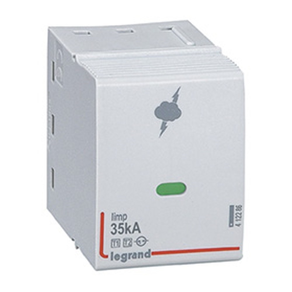 LEGRAND 412286Legrand Parafudrlar için yedek modül Parafudr Tip 1 - 35 kA Ref. 4 122 80Legrand Parafudr - Yedek Kartuş - Uyumlu Ref: 4 122 80{ubercoelektromarket}
