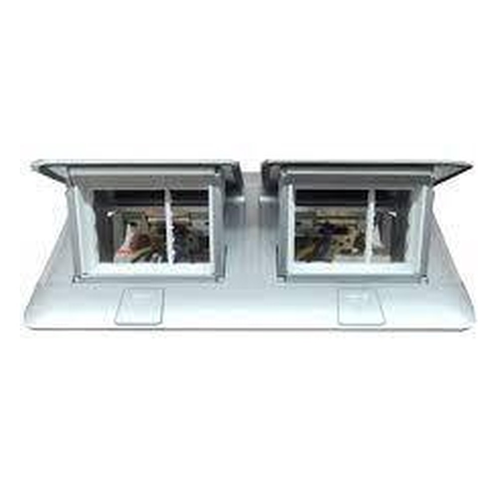 LEGRAND 054013Legrand Pop-up Donatılabilir Döşeme Altı Buat - Mat Alüminyum, 8 Modül (2x4)Legrand Pop-up Donatılabilir Döşeme Altı Buat - Mat{ubercoelektromarket}