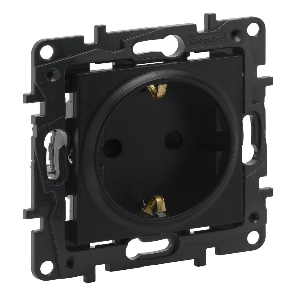 LEGRAND 768615Legrand Prizler - Çocuk korumalı topraklı priz - SiyahLegrand Prizler - Çocuk korumalı topraklı priz - Siyah{ubercoelektromarket}