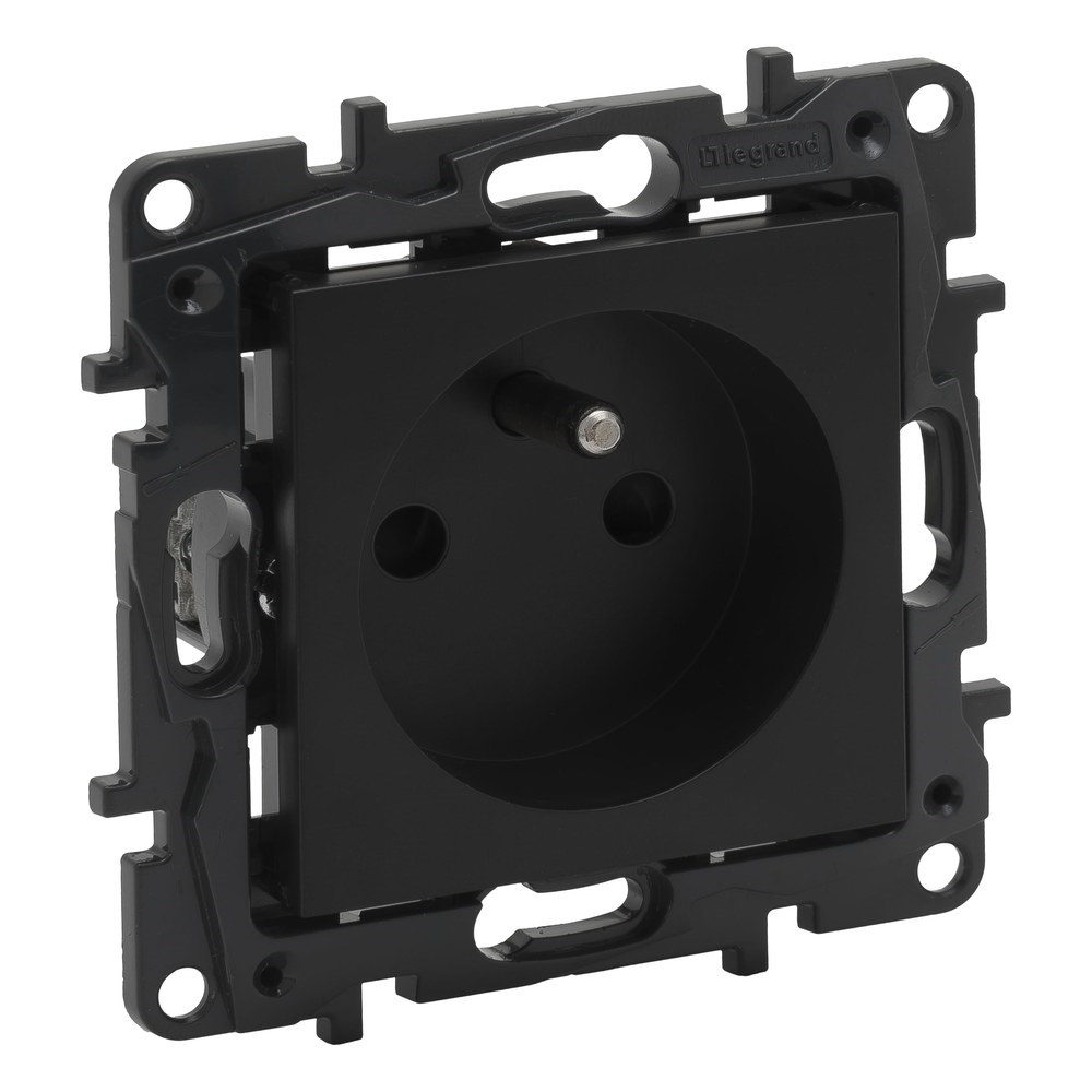LEGRAND 768617Legrand Prizler - Fransız standardı topraklı priz (UPS) - SiyahLegrand Prizler - Fransız standardı topraklı priz (UPS){ubercoelektromarket}