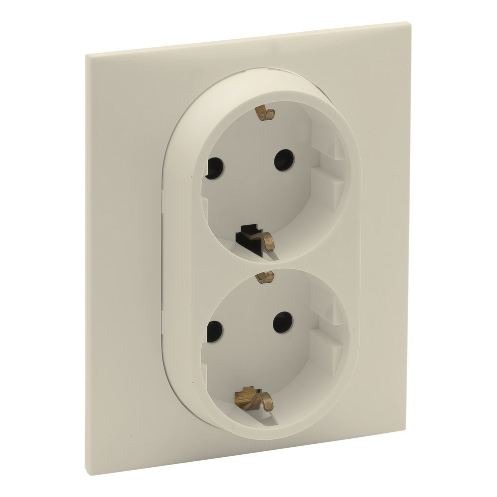 LEGRAND 768416Legrand Prizler - İkili topraklı priz - KremLegrand Prizler - İkili topraklı priz - Krem{ubercoelektromarket}