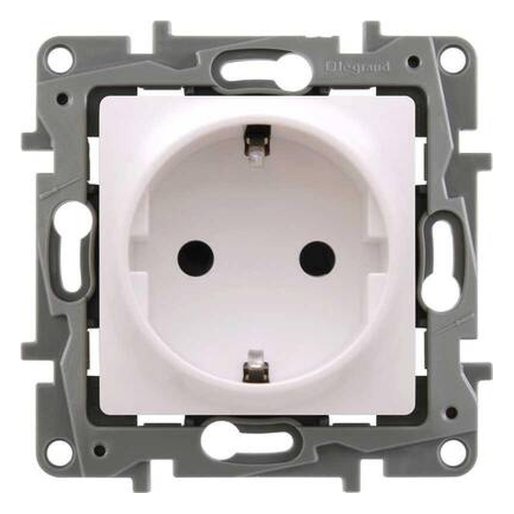 LEGRAND 767414Legrand Salbei serisi bej  Topraklı priz 230V 16ALegrand Prizler - Topraklı priz - Bej{ubercoelektromarket}