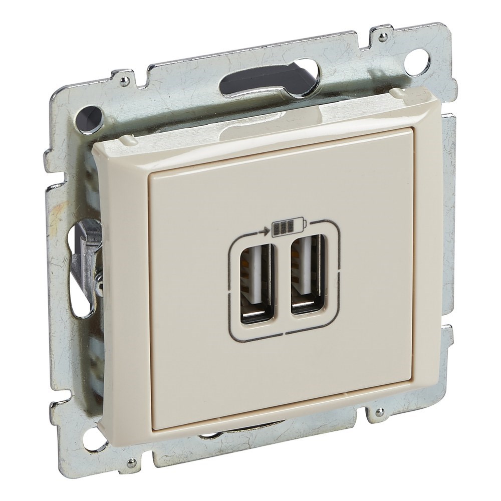 LEGRAND 774170Legrand Valena USB bej şarj prizi 2 çıkışlı 1500mA Direkt 220V AC giriş USB çıkışLegrand Prizler - USB şarj prizi - 2 çıkış - Bej{ubercoelektromarket}