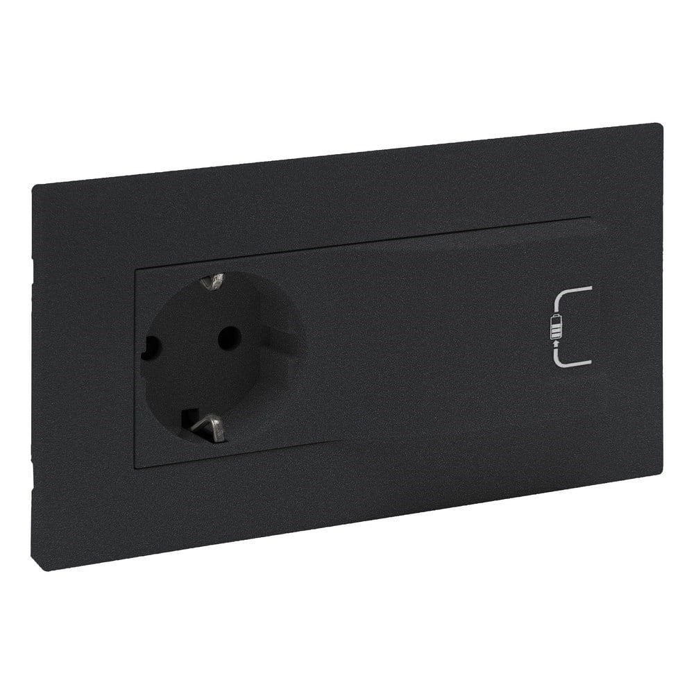 LEGRAND 768395Legrand Raventi TOPRAKLI PRIZ+USB FUMELegrand Raventi TOPRAKLI PRIZ+USB FUME{ubercoelektromarket}