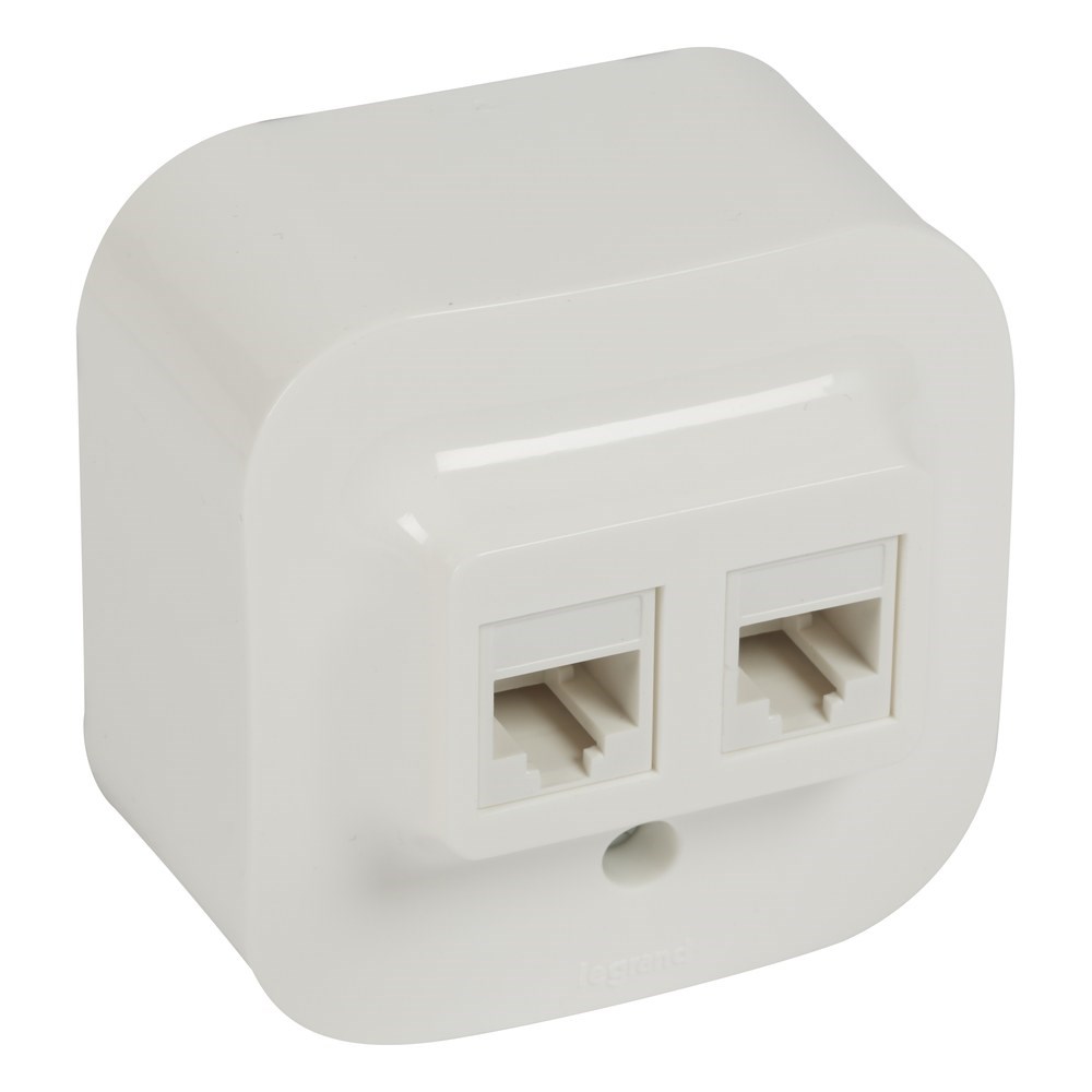 LEGRAND 782428Legrand Forix RJ45 UTP cat5e 2 çıkışlı data priziLegrand RJ45 Cat5e UTP - 2 çıkış{ubercoelektromarket}