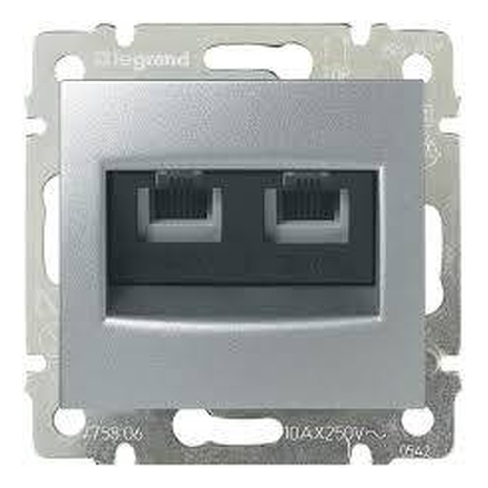 LEGRAND 770139Legrand Telefon ve Data Prizleri - RJ11 - 4 kontak, 2 çıkışLegrand Telefon ve Data Prizleri - RJ11 - 4 kontak, 2 çıkış{ubercoelektromarket}