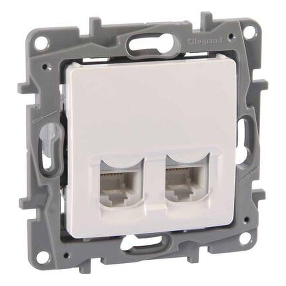 LEGRAND 767137Legrand Telefon ve Data Prizleri - RJ11 + RJ 45 priz, Cat 5e UTP - BeyazLegrand Telefon ve Data Prizleri - RJ11 + RJ 45 priz, Cat{ubercoelektromarket}