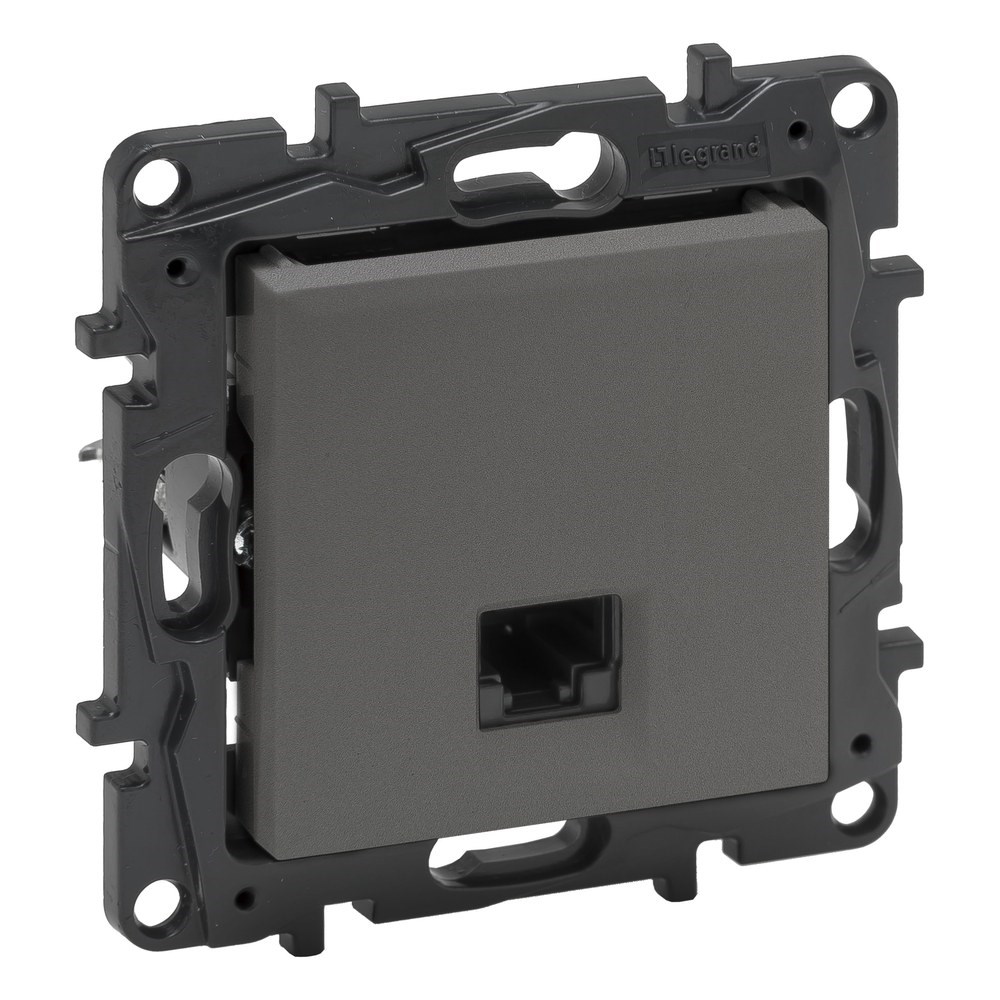 LEGRAND 768838Legrand Telefon ve Data Prizleri - RJ45 priz, Cat5 UTP - TitanyumLegrand Telefon ve Data Prizleri - RJ45 priz, Cat5 UTP{ubercoelektromarket}