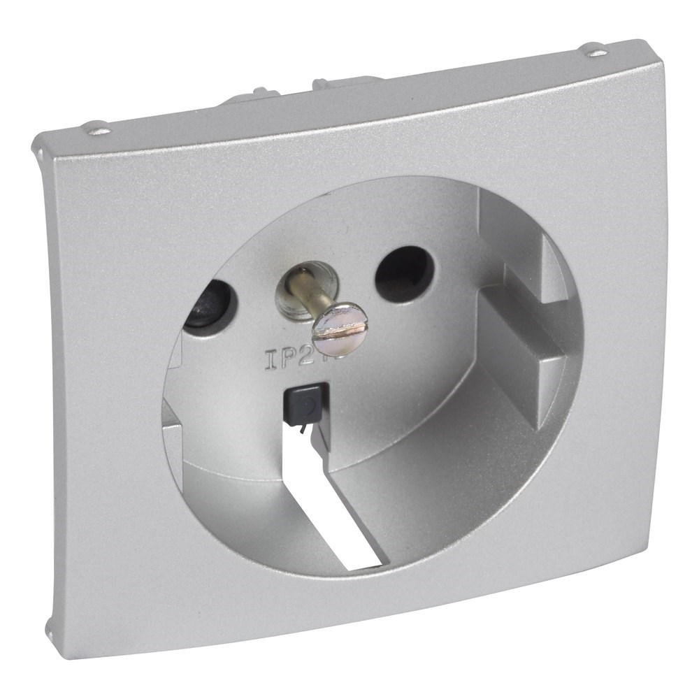 LEGRAND 770257Legrand Valena Çocuk korumalı topraklı priz tuş kapağı alüminyum renkLegrand TUŞ Kapakları - Çocuk korumalı top.priz tuş kapağı{ubercoelektromarket}