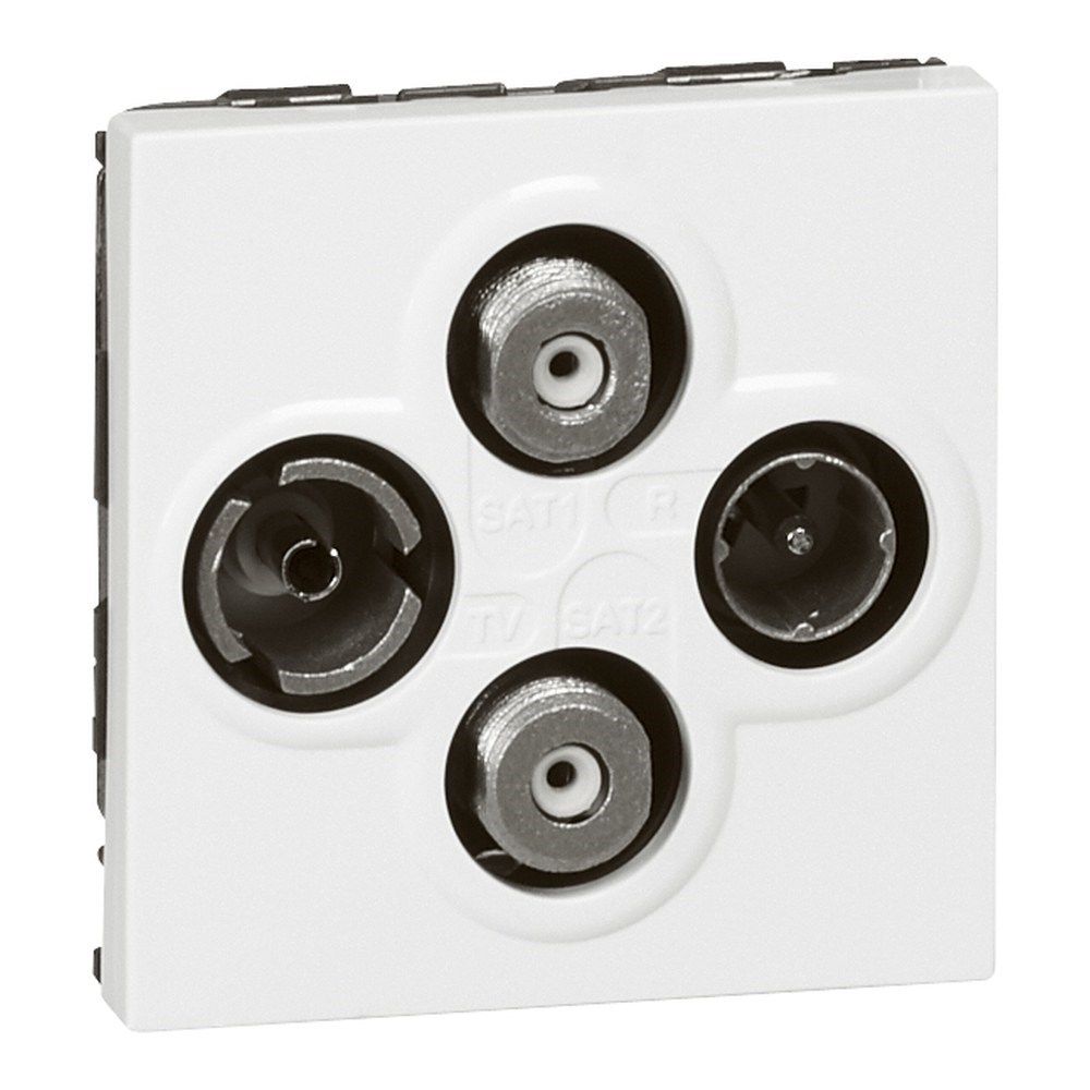 LEGRAND 078794Legrand TV-R-SAT-SAT Prizi, 2M, BeyazLegrand TV-R-SAT-SAT Prizi, 2M, Beyaz{ubercoelektromarket}
