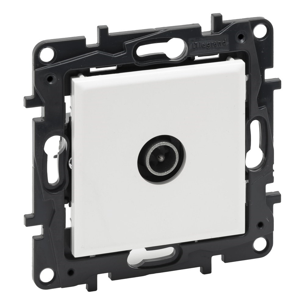 LEGRAND 768126Legrand TV ve TV/SAT Prizleri - TV prizi sonlu 10 dB - Beyaz (7 681 26)Legrand TV ve TV-SAT Prizleri - TV prizi sonlu 10 dB - Beyaz{ubercoelektromarket}