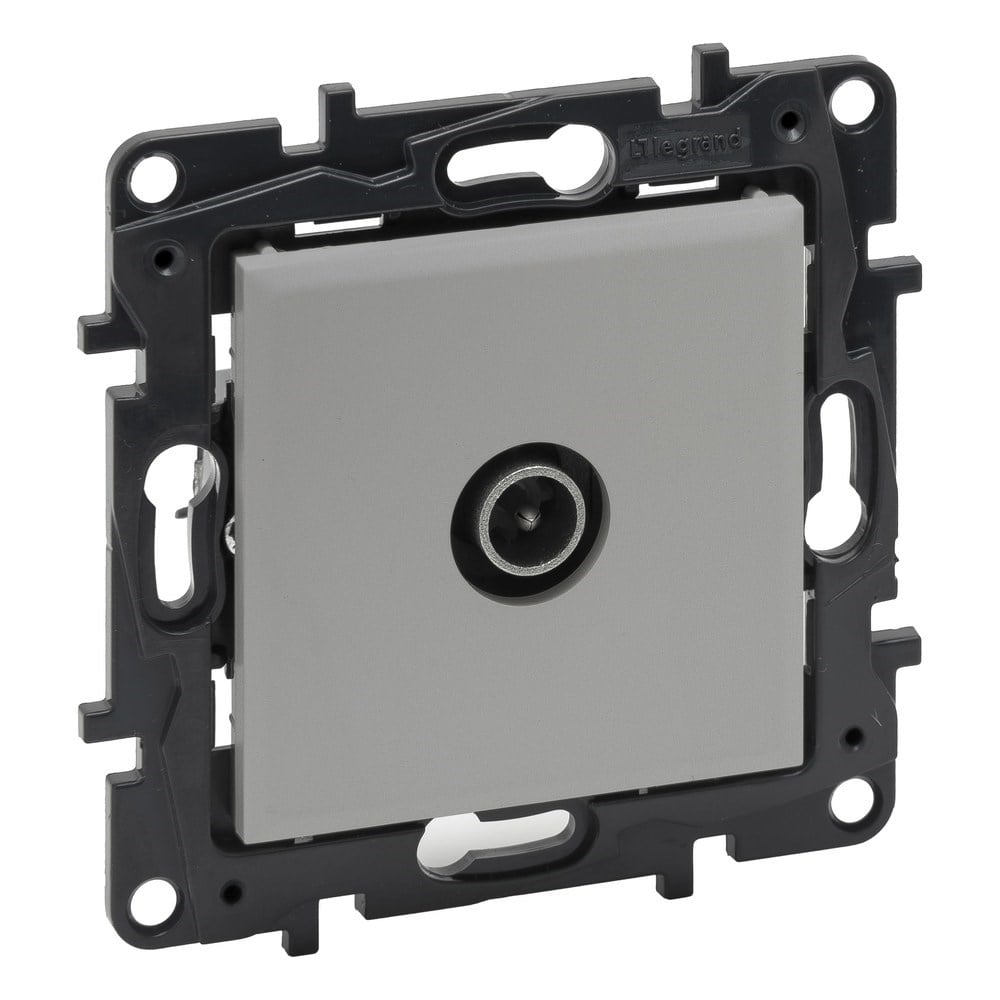 LEGRAND 768226Legrand TV ve TV/SAT Prizleri - TV prizi sonlu 5 dB - AlüminyumLegrand TV ve TV-SAT Prizleri - TV prizi sonlu 5 dB{ubercoelektromarket}
