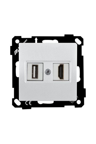 2270 459 0101Mutlusan Elitra Plus Mek+Tuş 1*USB/1*Hdmı Priz - BeyazMutlusan Elitra Plus Mek+Tuş 1*USB-1*Hdmı Priz - Beyaz{ubercoelektromarket}