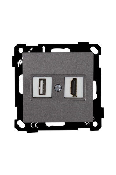 2270 458 0195Mutlusan Elitra Plus Mek+Tuş 2*Hdmı Priz - FümeMutlusan Elitra Plus Mek+Tuş 2*Hdmı Priz - Füme{ubercoelektromarket}
