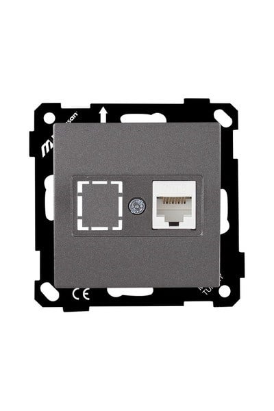 2270 140 0195Mutlusan Elitra Plus Mek+Tuş Data Prizi 1*Rj45 (Cat6) - FümeMutlusan Elitra Plus Mek+Tuş Data Prizi 1*Rj45 (Cat6) - Füme{ubercoelektromarket}