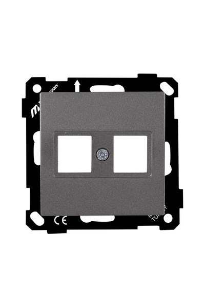 2270 137 0195Mutlusan Elitra Plus Mek+Tuş Data Prizi 2*Rj45 (Konnektörsüz) - FümeMutlusan Elitra Plus Mek+Tuş Data Prizi 2*Rj45{ubercoelektromarket}