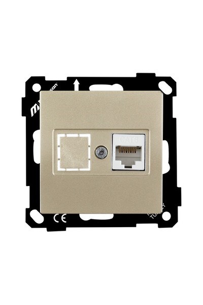 2270 140 0190Mutlusan Elitra Plus Mek+Tuş Data Prizi 1*Rj45 (Cat6) - SatenMutlusan Elitra Plus Mek+Tuş Data Prizi 1*Rj45 - Saten{ubercoelektromarket}