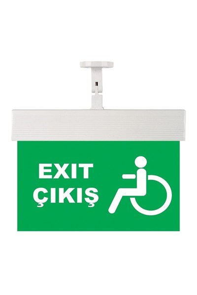 102 038 000859Mutlusan Exit-Acil Aydınlatma Armatürü (Ledli) IP20 - Sembol NO:59 - Exıt Çıkış + Tekerlekli Sandalye (Oksuz)Mutlusan Exit-Acil Aydınlatma Armatürü (Ledli) IP20 - Sembol{ubercoelektromarket}