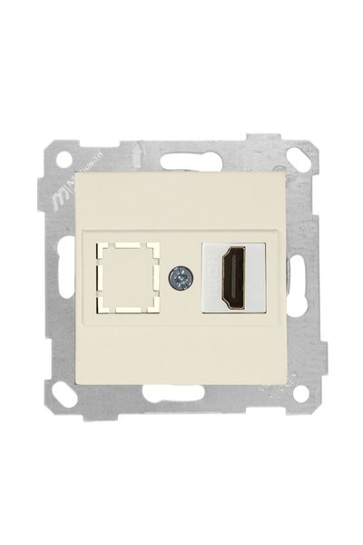 2200 457 0102Mutlusan Mek+Tuş 1*Hdmı Priz - KremMutlusan Mek+Tuş 1*Hdmı Priz - Krem{ubercoelektromarket}